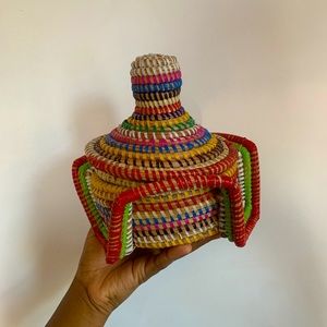 Hand made African basket
